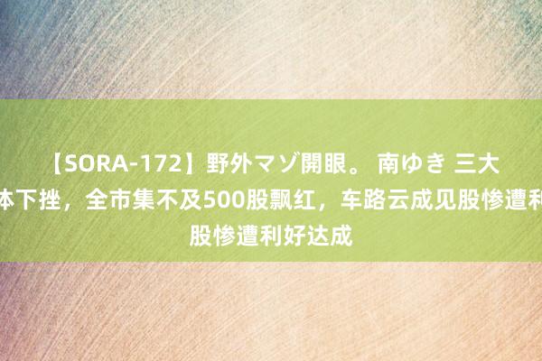 【SORA-172】野外マゾ開眼。 南ゆき 三大指数集体下挫，全市集不及500股飘红，车路云成见股惨遭利好达成