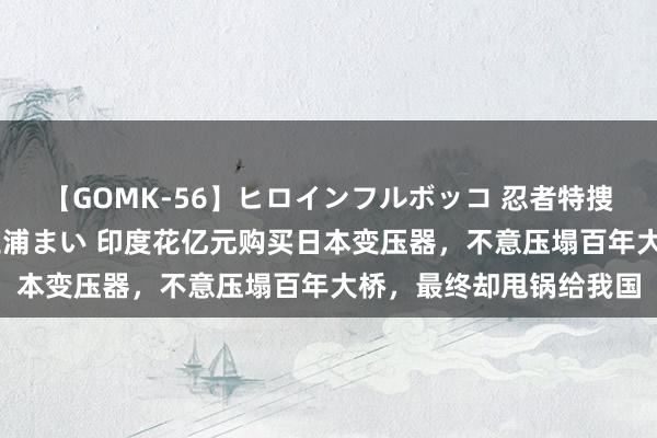 【GOMK-56】ヒロインフルボッコ 忍者特捜隊バードファイター 三浦まい 印度花亿元购买日本变压器，不意压塌百年大桥，最终却甩锅给我国