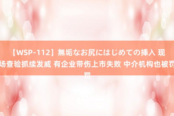 【WSP-112】無垢なお尻にはじめての挿入 现场查验抓续发威 有企业带伤上市失败 中介机构也被罚